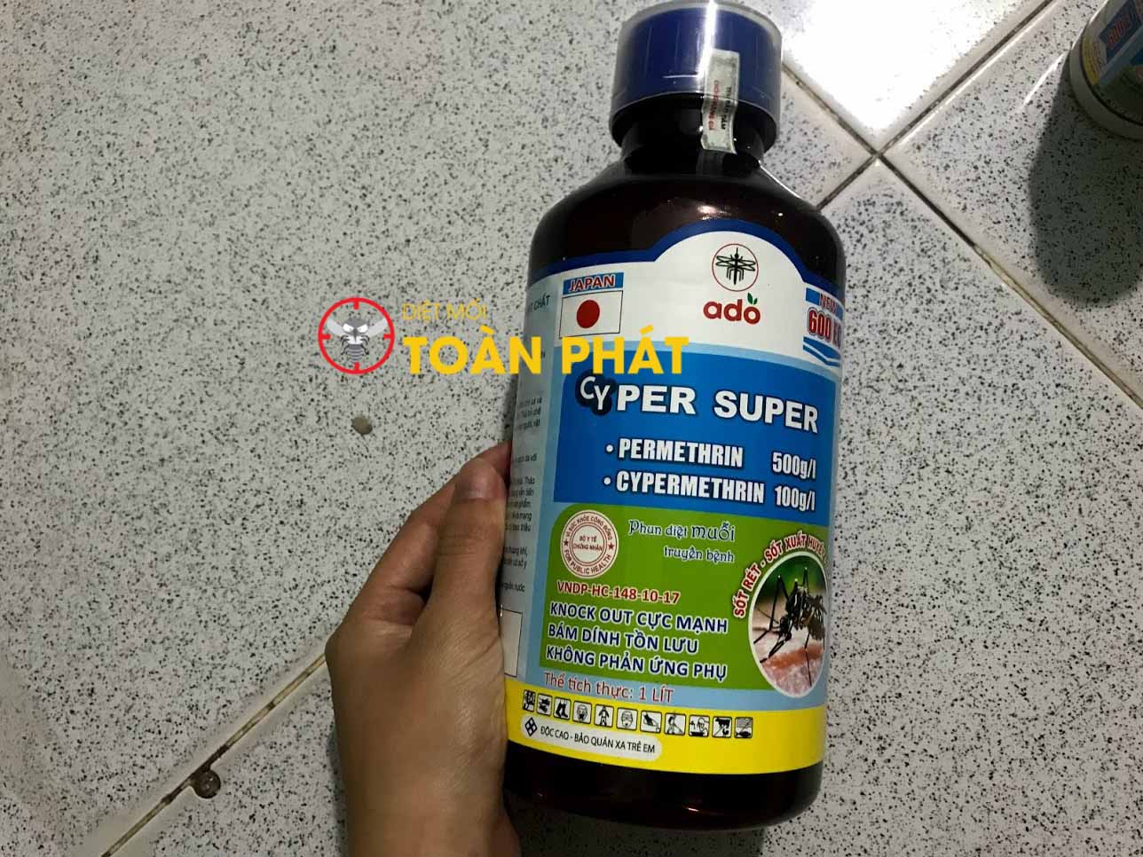 Thuốc diệt muỗi Cyper Super 600EC